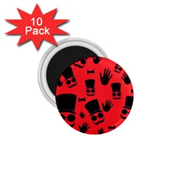 Gentlemen - Red 1 75  Magnets (10 Pack)  by Valentinaart