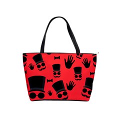 Gentlemen - Red Shoulder Handbags by Valentinaart