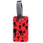 Gentlemen - red Luggage Tags (Two Sides) Front