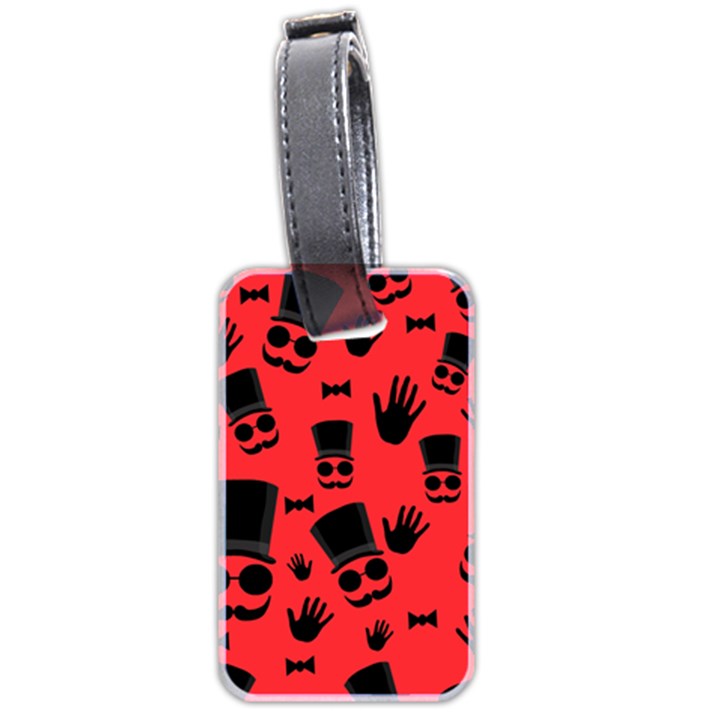 Gentlemen - red Luggage Tags (Two Sides)