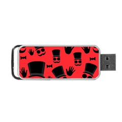 Gentlemen - Red Portable Usb Flash (one Side) by Valentinaart