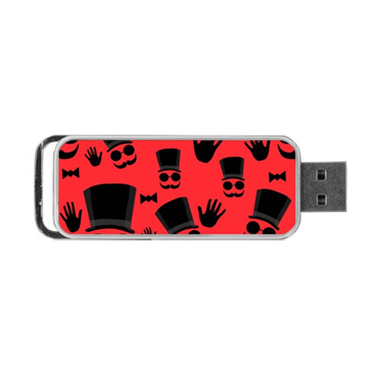 Gentlemen - red Portable USB Flash (Two Sides)