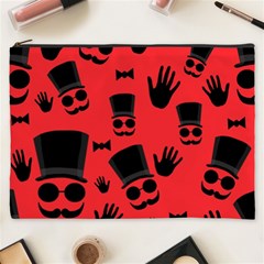 Gentlemen - Red Cosmetic Bag (xxxl)  by Valentinaart