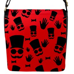 Gentlemen - Red Flap Messenger Bag (s) by Valentinaart