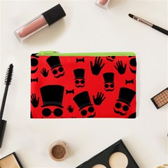 Gentlemen - Red Cosmetic Bag (xs) by Valentinaart