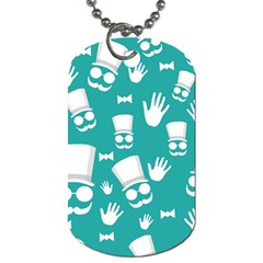 Gentleman Pattern Dog Tag (one Side) by Valentinaart