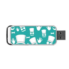 Gentleman Pattern Portable Usb Flash (one Side) by Valentinaart