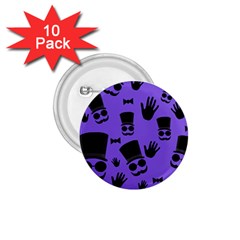 Gentleman Purple Pattern 1 75  Buttons (10 Pack) by Valentinaart