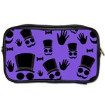 Gentleman purple pattern Toiletries Bags 2-Side Front