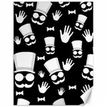 Gentleman - black and white pattern Canvas 18  x 24   17.8 x23.08  Canvas - 1