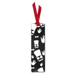 Gentleman - black and white pattern Small Book Marks Front