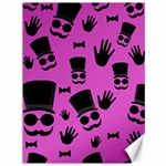 Gentleman - magenta pattern Canvas 36  x 48   35.26 x46.15  Canvas - 1