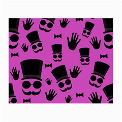 Gentleman - Magenta Pattern Small Glasses Cloth (2-side) by Valentinaart