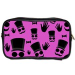 Gentleman - magenta pattern Toiletries Bags Front