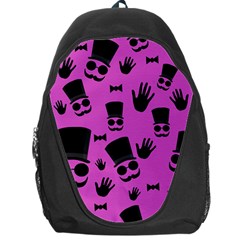 Gentleman - Magenta Pattern Backpack Bag by Valentinaart