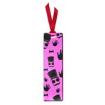 Gentleman - magenta pattern Small Book Marks Front