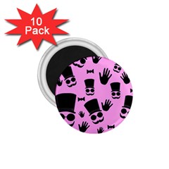 Gentleman - Pink Pattern 1 75  Magnets (10 Pack)  by Valentinaart