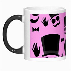 Gentleman - Pink Pattern Morph Mugs by Valentinaart