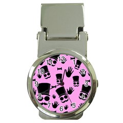 Gentleman - Pink Pattern Money Clip Watches by Valentinaart