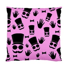 Gentleman - Pink Pattern Standard Cushion Case (one Side) by Valentinaart