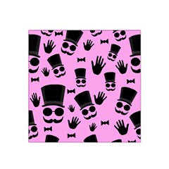 Gentleman - Pink Pattern Satin Bandana Scarf by Valentinaart