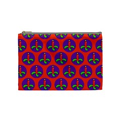 Christmas Candles Seamless Pattern Cosmetic Bag (medium)  by Amaryn4rt