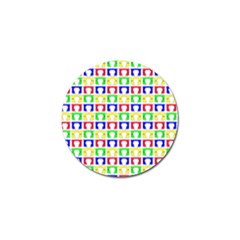 Colorful Curtains Seamless Pattern Golf Ball Marker (4 Pack) by Amaryn4rt