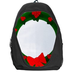 Holiday Wreath Backpack Bag by Amaryn4rt