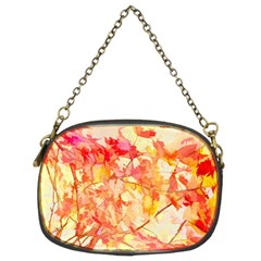 Monotype Art Pattern Leaves Colored Autumn Chain Purses (two Sides)  by Amaryn4rt