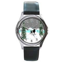 Rocky Mountain High Colorado Round Metal Watch by Amaryn4rt