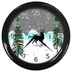 Rocky Mountain High Colorado Wall Clocks (black) by Amaryn4rt