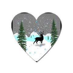 Rocky Mountain High Colorado Heart Magnet by Amaryn4rt