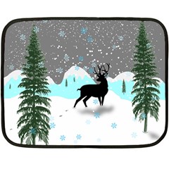 Rocky Mountain High Colorado Double Sided Fleece Blanket (mini)  by Amaryn4rt