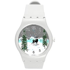 Rocky Mountain High Colorado Round Plastic Sport Watch (m) by Amaryn4rt