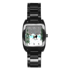 Rocky Mountain High Colorado Stainless Steel Barrel Watch by Amaryn4rt