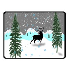 Rocky Mountain High Colorado Double Sided Fleece Blanket (small)  by Amaryn4rt