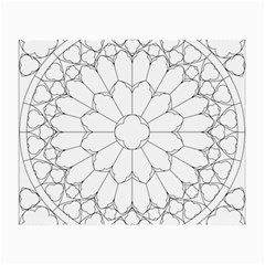 Roses Stained Glass Small Glasses Cloth (2-side) by Amaryn4rt