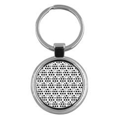 Seamless Honeycomb Pattern Key Chains (round)  by Amaryn4rt