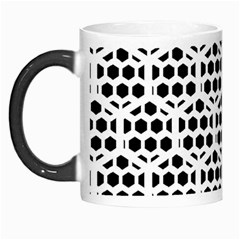 Seamless Honeycomb Pattern Morph Mugs by Amaryn4rt