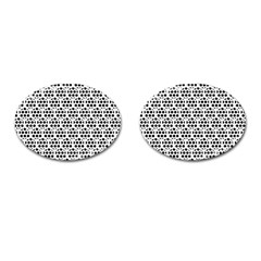 Seamless Honeycomb Pattern Cufflinks (oval) by Amaryn4rt