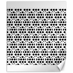 Seamless Honeycomb Pattern Canvas 8  X 10  by Amaryn4rt