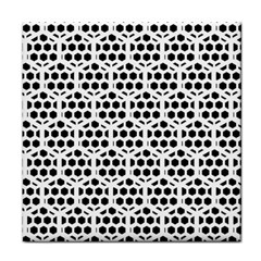 Seamless Honeycomb Pattern Face Towel by Amaryn4rt