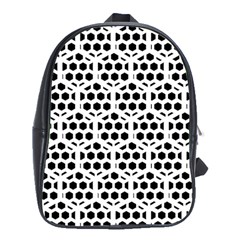 Seamless Honeycomb Pattern School Bags (xl)  by Amaryn4rt