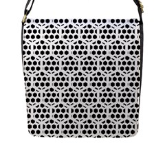 Seamless Honeycomb Pattern Flap Messenger Bag (l)  by Amaryn4rt