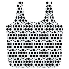 Seamless Honeycomb Pattern Full Print Recycle Bags (l)  by Amaryn4rt