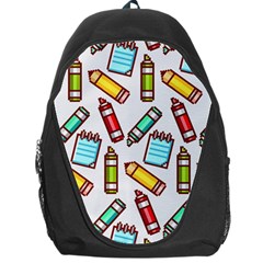 Seamless Pixel Art Pattern Backpack Bag