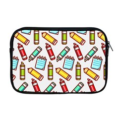 Seamless Pixel Art Pattern Apple Macbook Pro 17  Zipper Case by Amaryn4rt