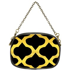 Seamless Gold Pattern Chain Purses (one Side)  by Amaryn4rt