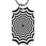 Spider Web Hypnotic Dog Tag (Two Sides) Front