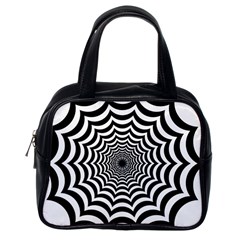 Spider Web Hypnotic Classic Handbags (one Side)